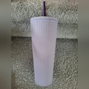 Starbucks Lavender Tumbler with Straw